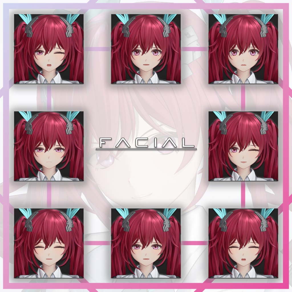 【VRchat対応オリジナル3Dモデル】ARMA-アルマ- 通常