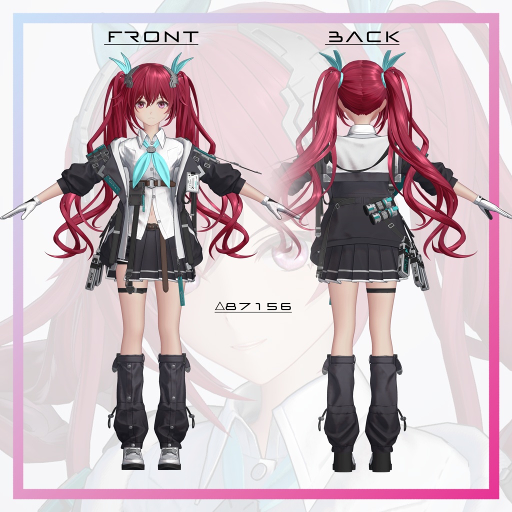 【VRchat対応オリジナル3Dモデル】ARMA-アルマ- 通常