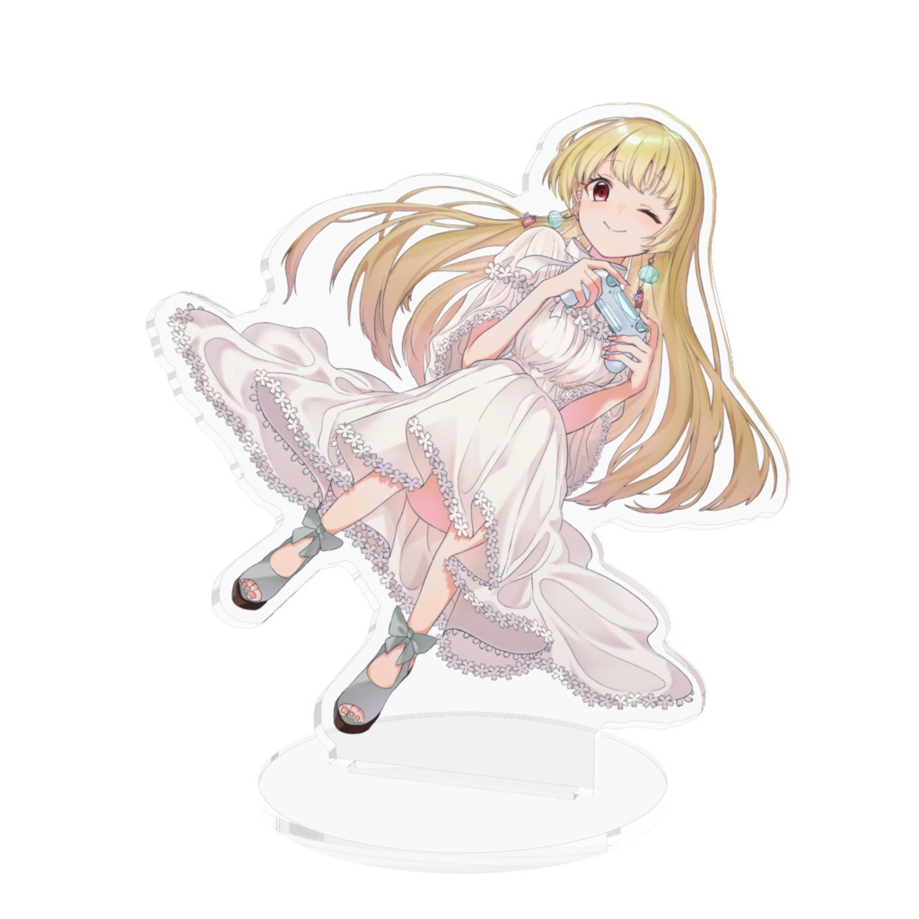 風花りん 白ワンピースアクリルフィギュア ふーりんのおみせ Booth