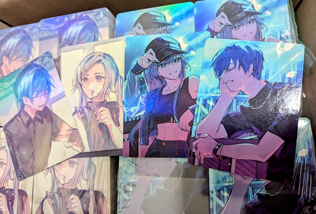 『メリーゴーラウンド』、『シークレット・アイリス』MVイラストカード