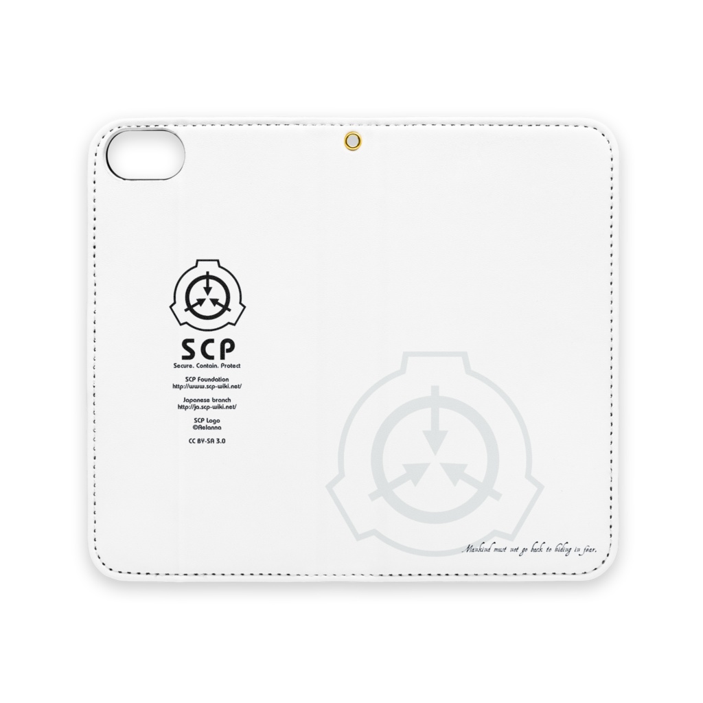 Scp 財団日本支部支給 手帳型iphoneケース 標本保管室 Booth