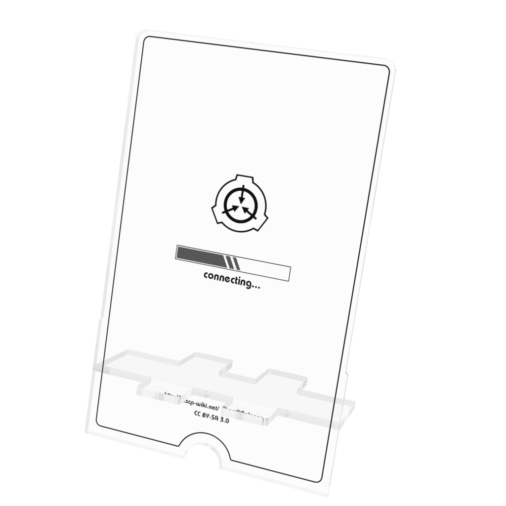 【SCP】アクリルスマホスタンド/Type-A