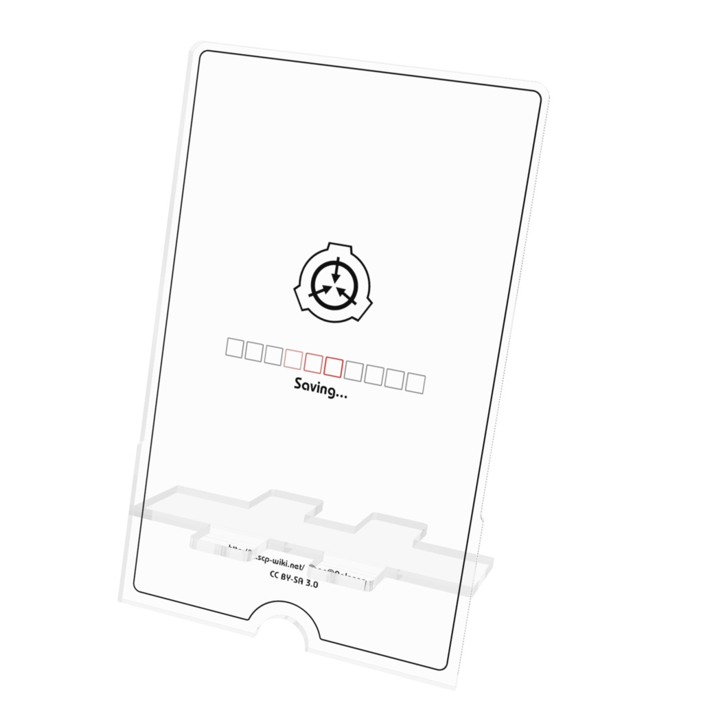 【SCP】アクリルスマホスタンド/Type-B