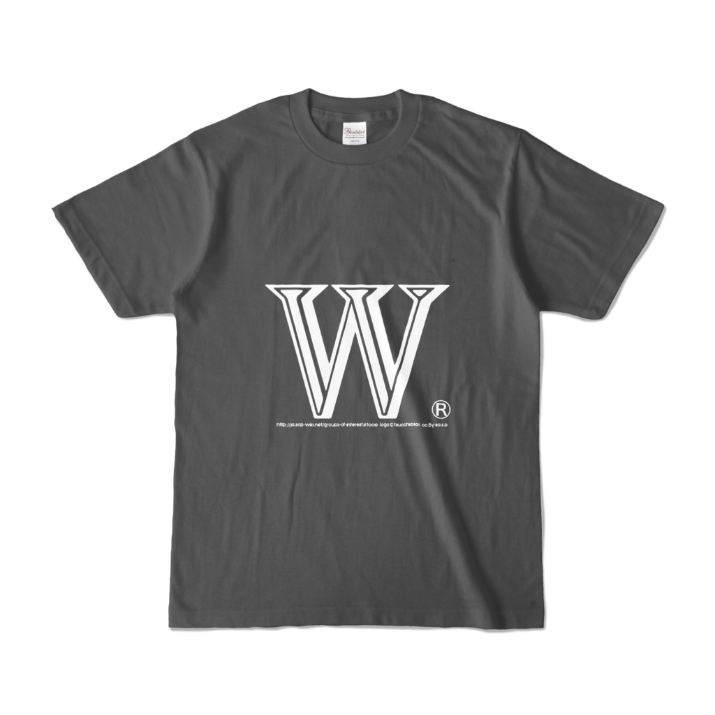 【SCP】ワンタメTシャツ/チャコール