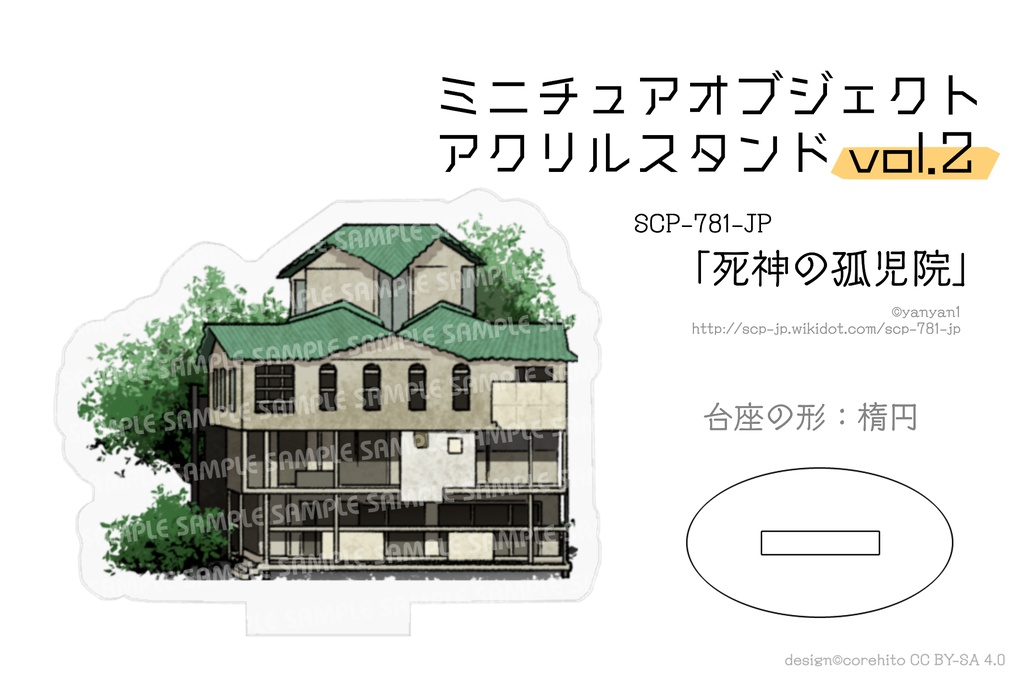 【SCP】ミニチュアオブジェクト-アクリルスタンド