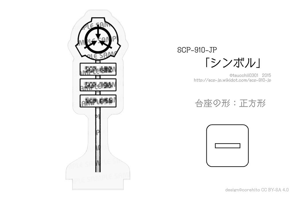 【SCP】ミニチュアオブジェクト-アクリルスタンド