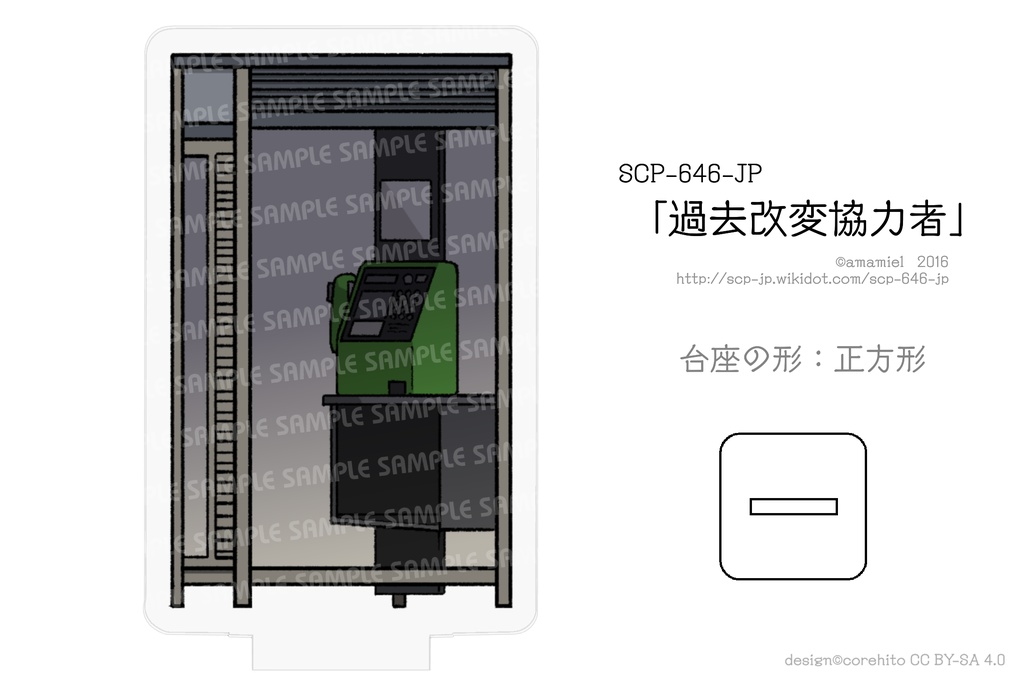 【SCP】ミニチュアオブジェクト-アクリルスタンド