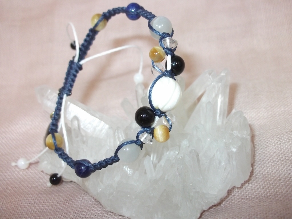 五虎退 刀剣男士天然石イメージブレスレット