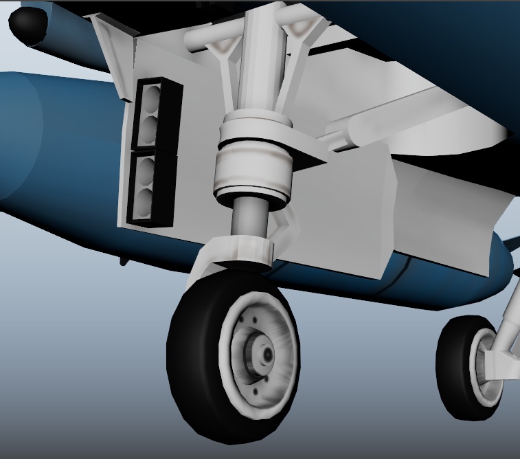 F-2A 3DCGmodel 洋上迷彩&試作機カラー(おまけ)