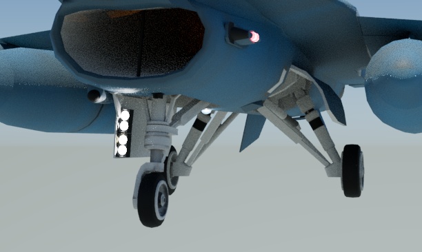 F-2A 3DCGmodel 洋上迷彩&試作機カラー(おまけ)