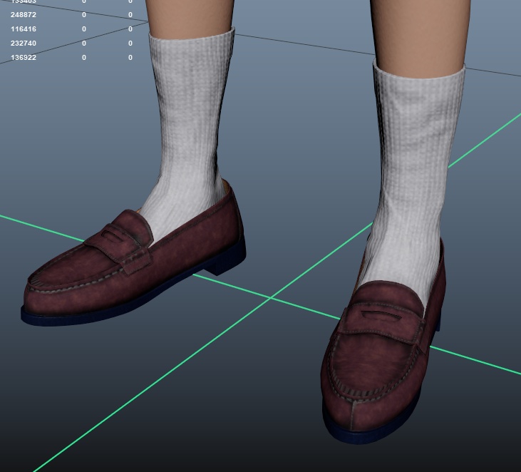 日本人女子高生 3DCGmodel キャラクターモデル