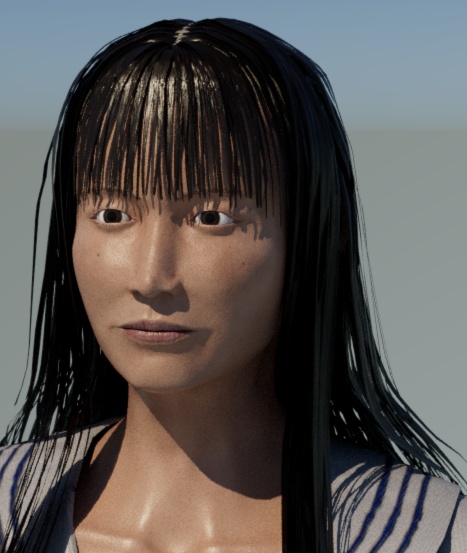 日本人女子高生 3DCGmodel キャラクターモデル