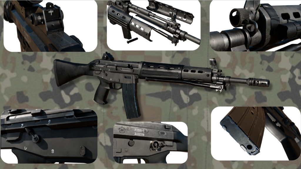 89式小銃 3DCGmodel アセット