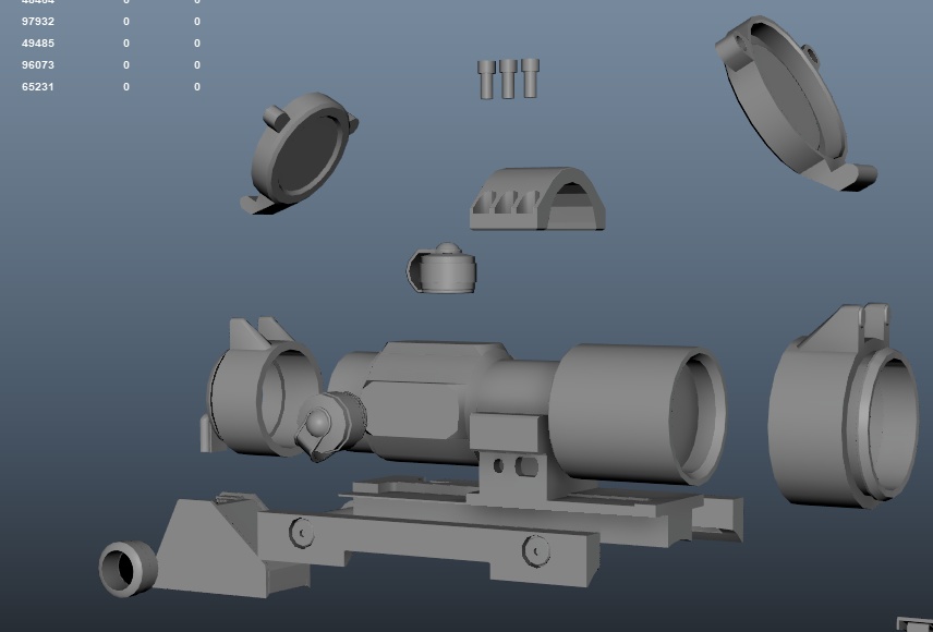 89式小銃 3DCGmodel アセット