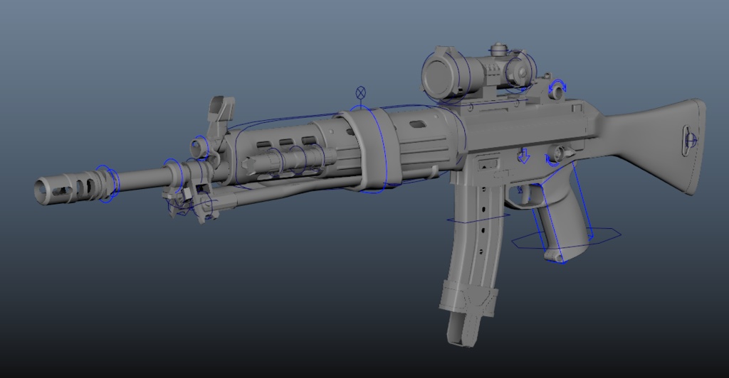 89式小銃 3DCGmodel アセット