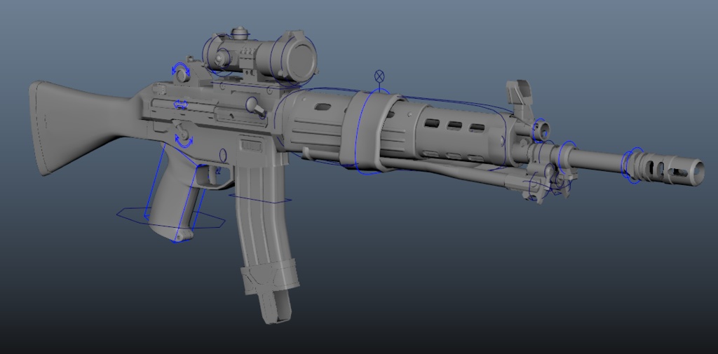 89式小銃 3DCGmodel アセット