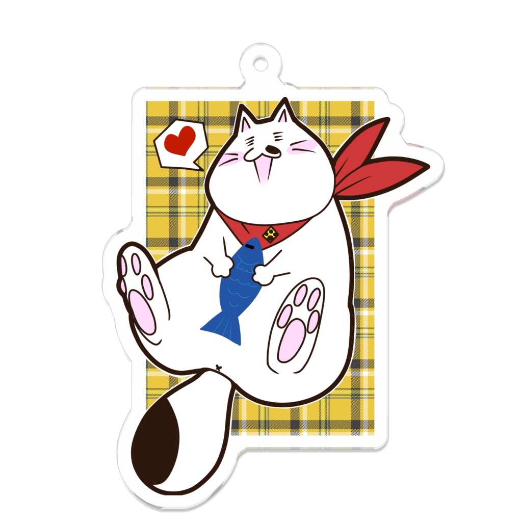 でぶねこちゃんキーホルダー
