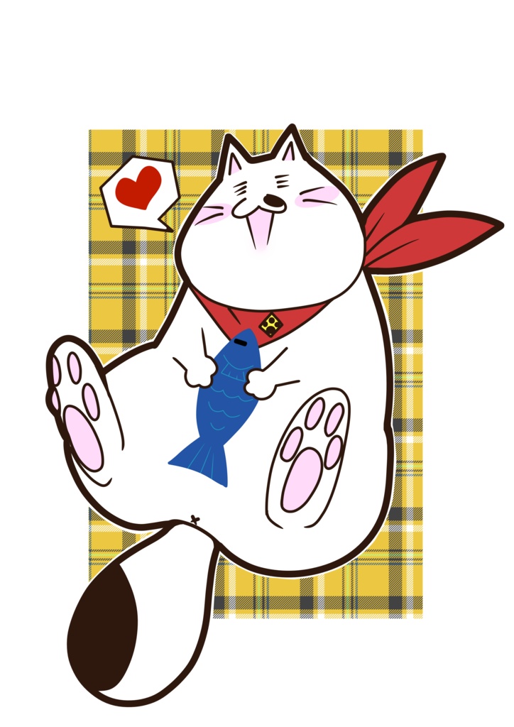 でぶねこちゃんキーホルダー