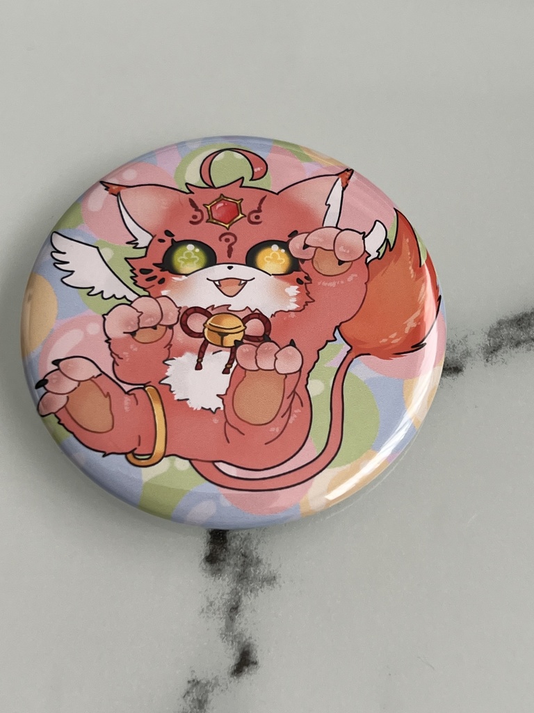 ケモノ姿　缶バッジ