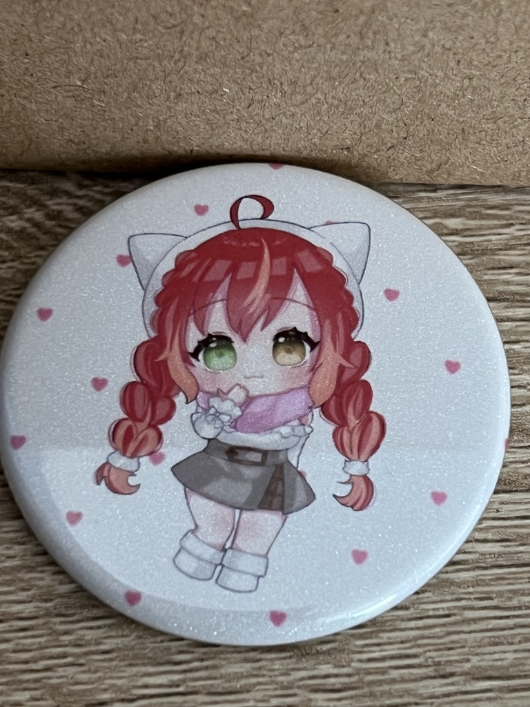 冬服ほむらき、ラメ入り缶バッジ