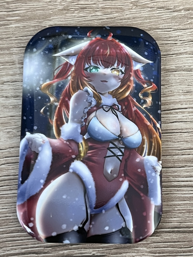 クリスマスFA スクエア缶バッジ