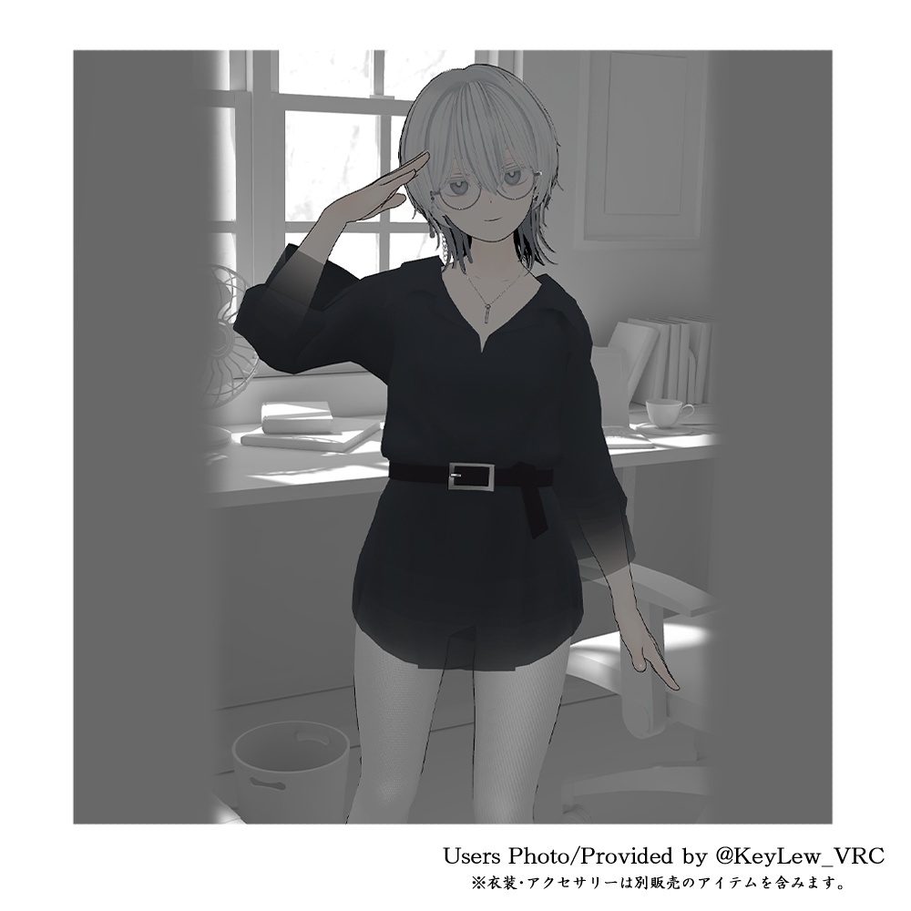 ロングシャツ&フレアパンツコーデ【Grus/透羽対応】#PRIPALI