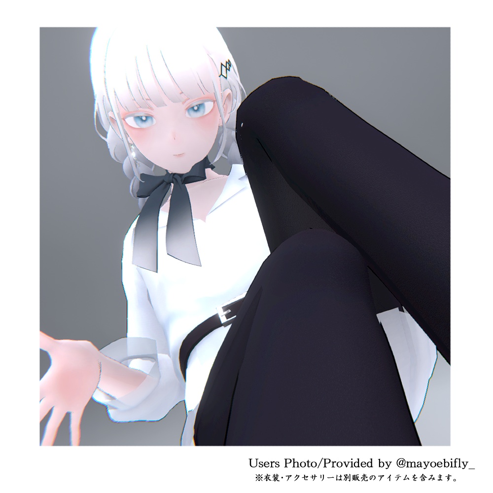 ロングシャツ&フレアパンツコーデ【Grus/透羽対応】#PRIPALI