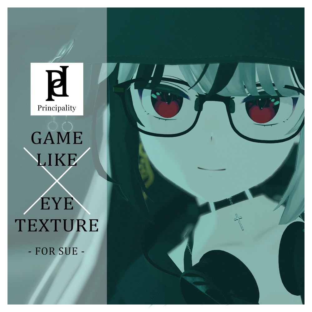 GAME-LIKE EYE TEXTURE【水瀬/透羽/杏里対応】#PRIPALI