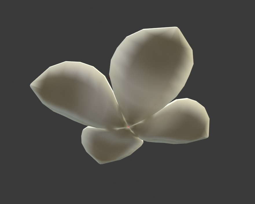 何かの花の髪飾り