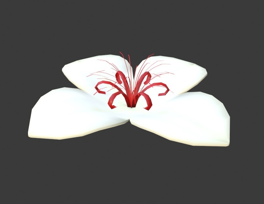 何かの花の髪飾り