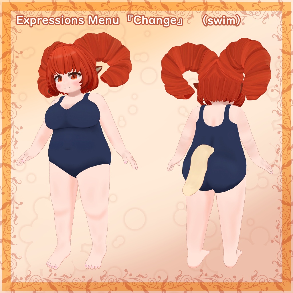 【オリジナル3Dモデル】ムフルー