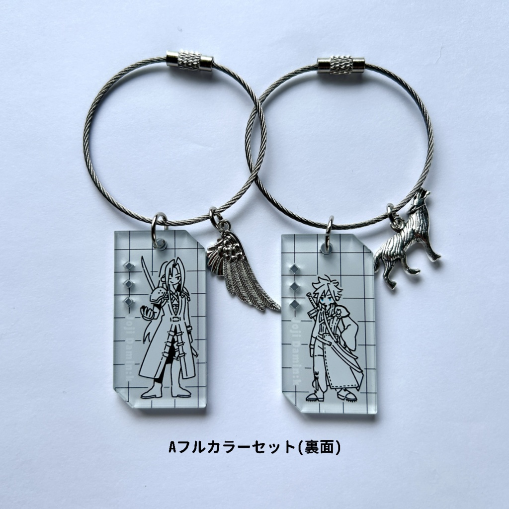 セフィロス+クラウド アクリルキーホルダーセット