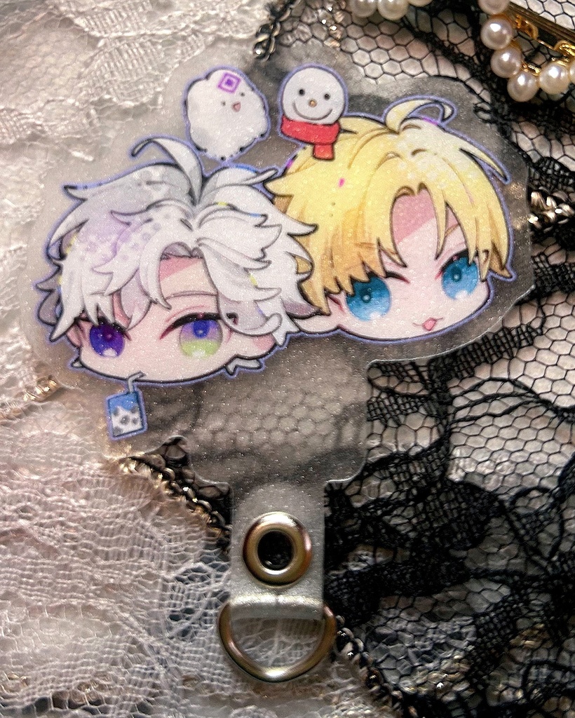 【非公式】叢雲カゲツ+エクス･アルビオ PVCスマホホルダー