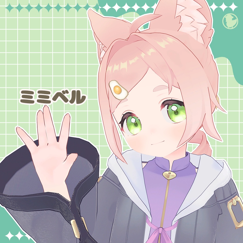 【9アバター対応】縦ロールポニー