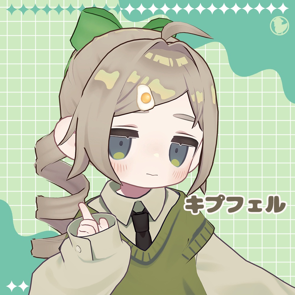 【9アバター対応】縦ロールポニー