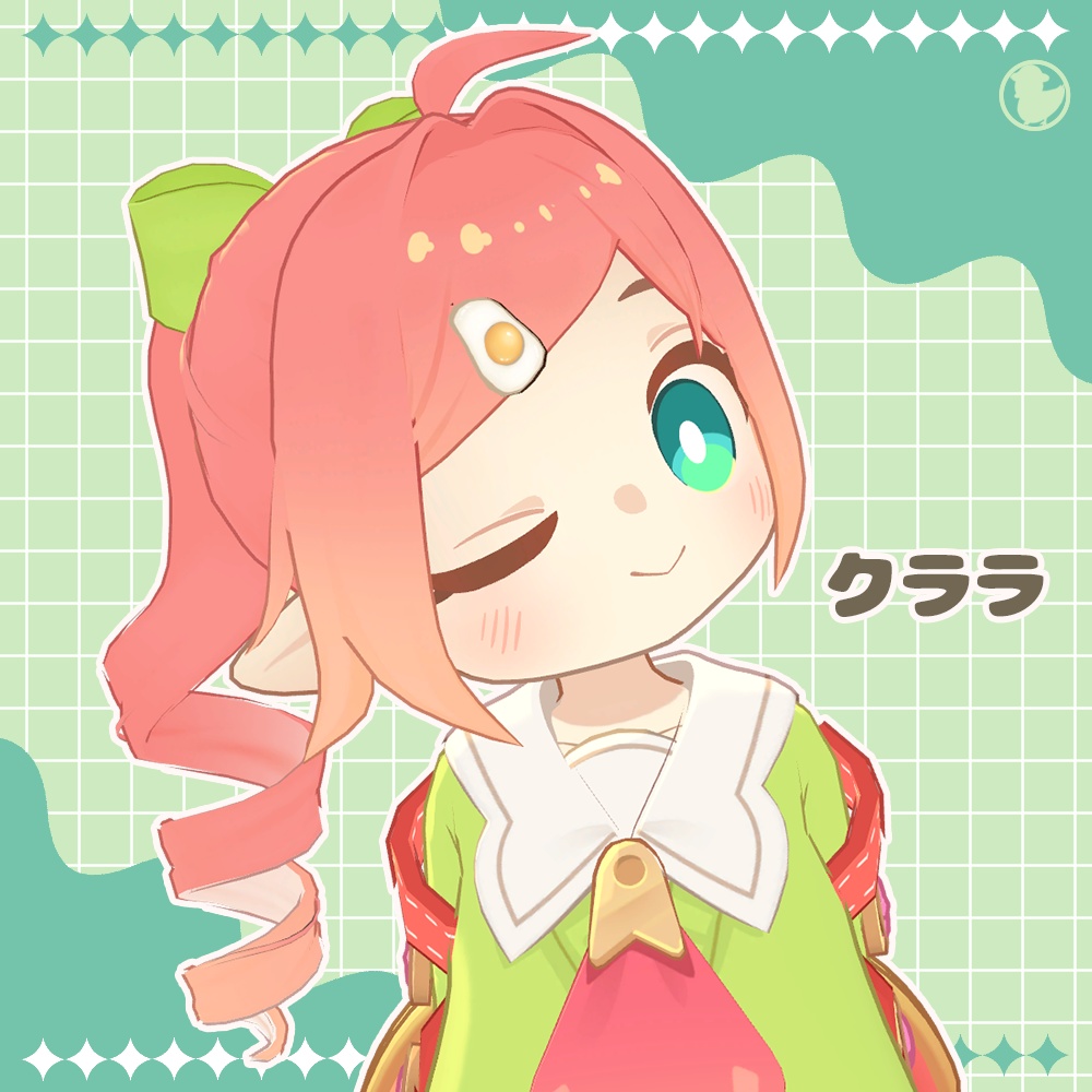 【9アバター対応】縦ロールポニー