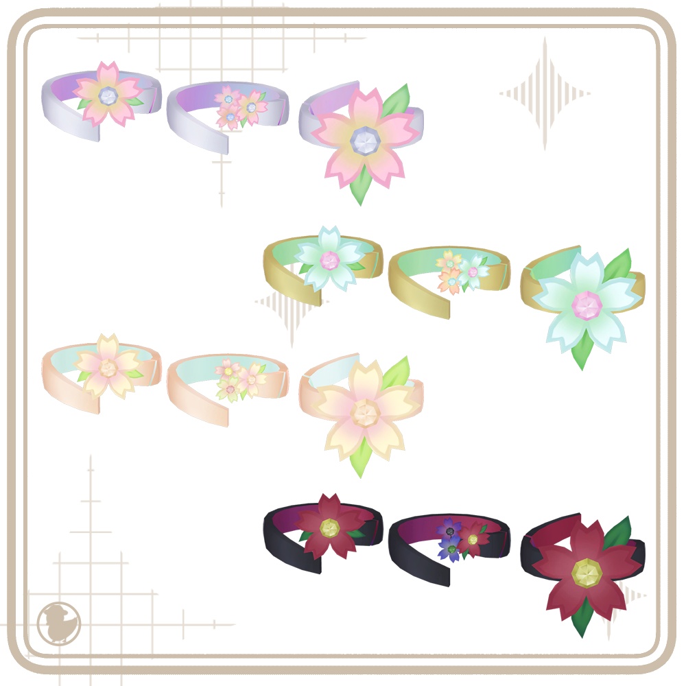 さくらアクセサリー【ピアス・リング】