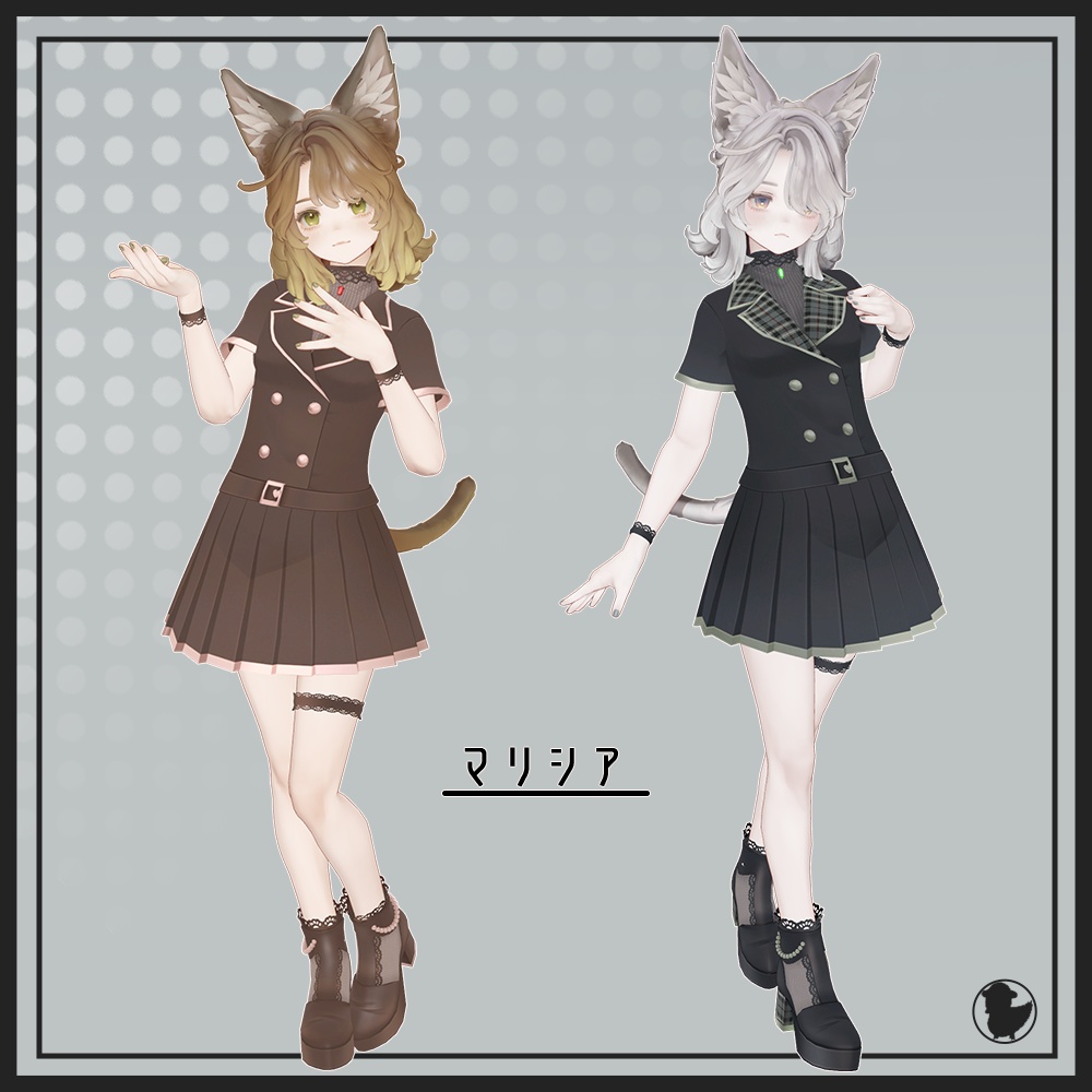 【9アバター対応】ジャケットミニワンピース