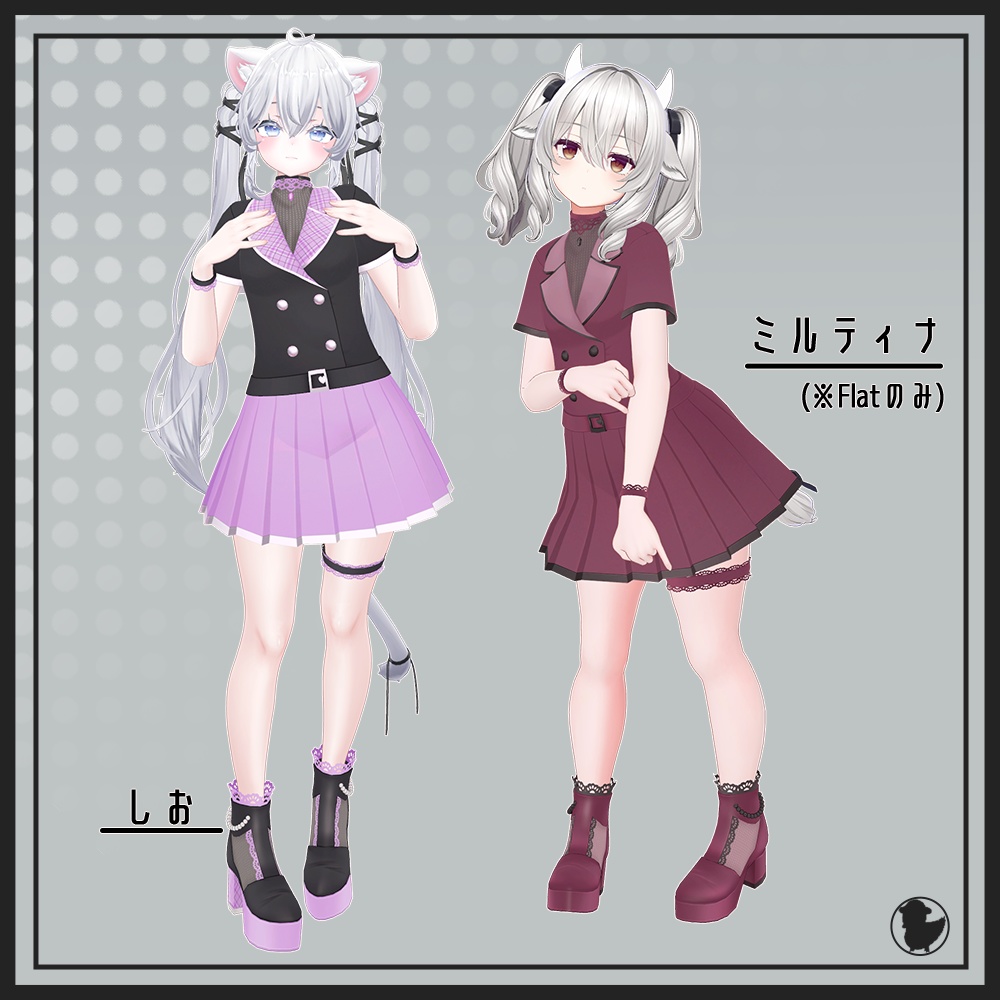 【9アバター対応】ジャケットミニワンピース