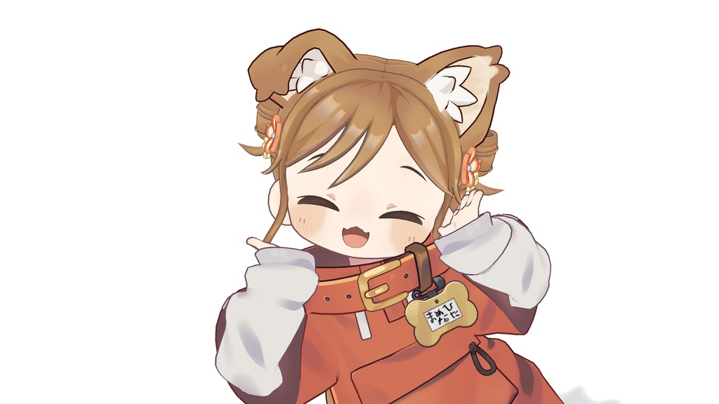 【9アバター対応】リボンツインヘア