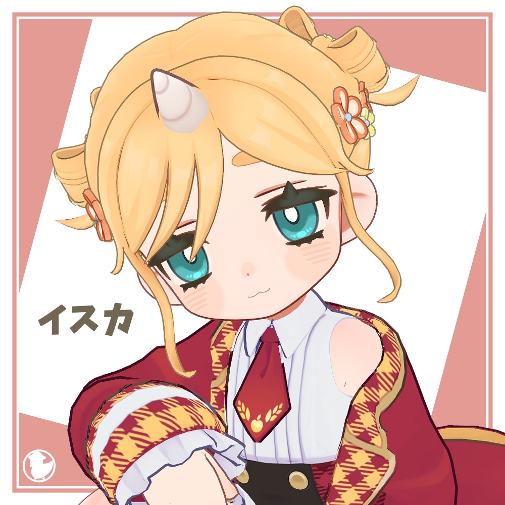 【10アバター対応】リボンツインヘア