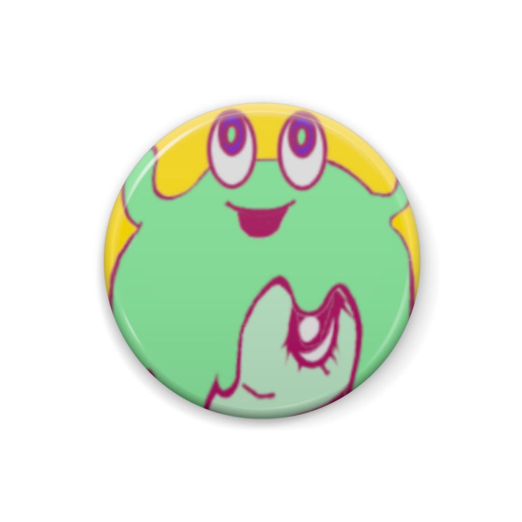 ささのはらくん缶バッチ１