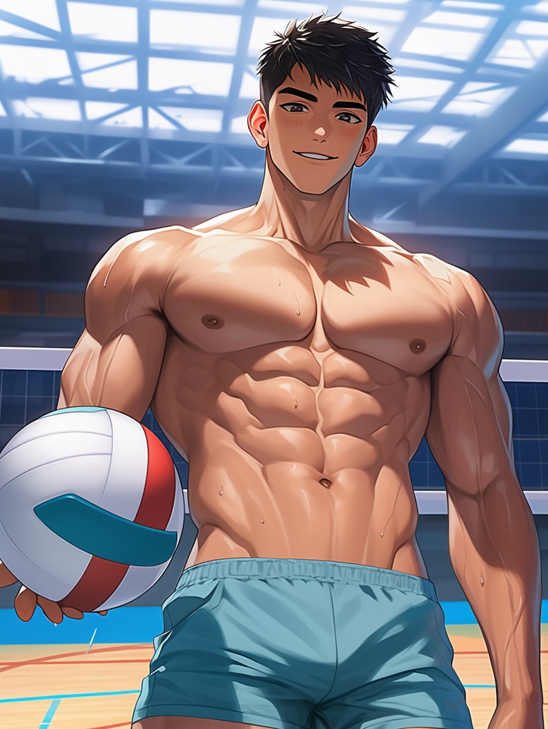 バレーボールイラスト詰め合わせパック1（Volleyball Illustration Assortment Pack 1）