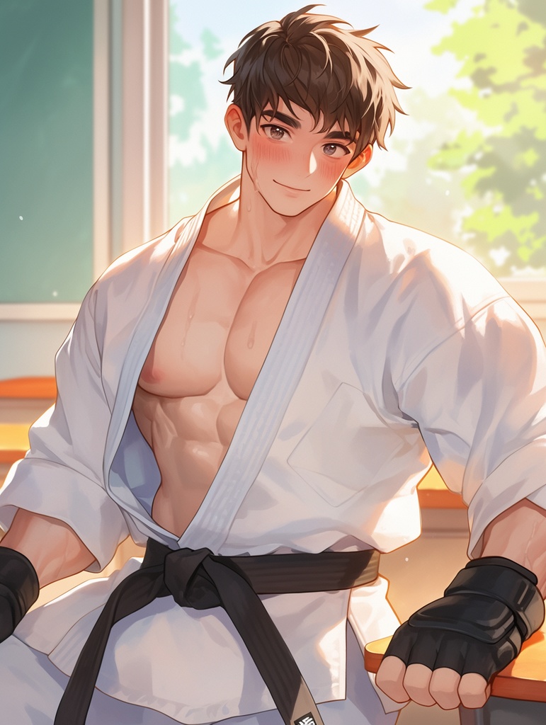 空手部員イラスト詰め合わせパック1（Karate Club Member Illustration Assortment Pack 1）