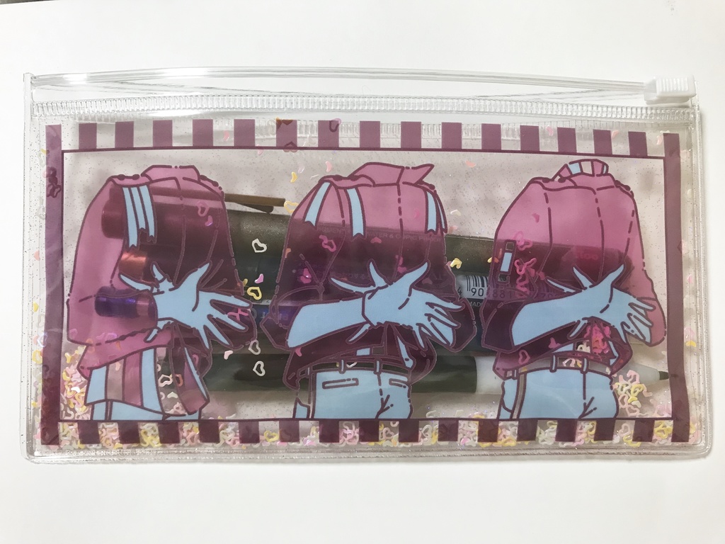 F-LAGS 天使のグリッターポーチ