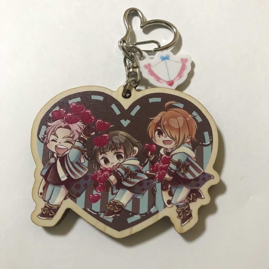 VDお旗のウッドキーホルダー