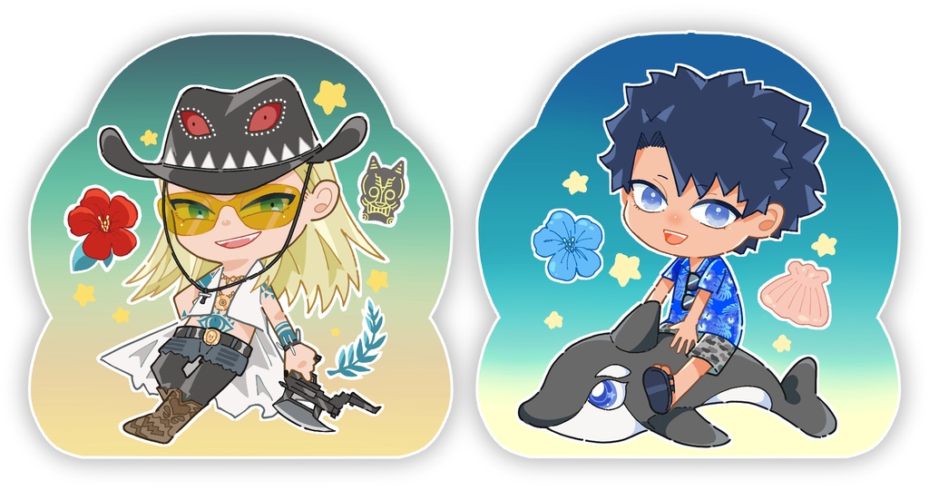 水面アクリルキーホルダー