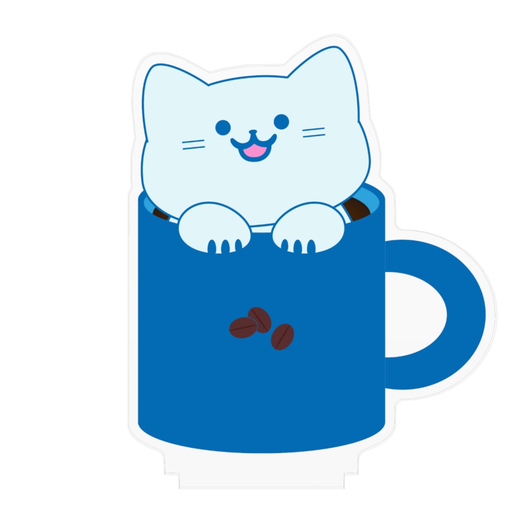 アオイネコ アクリルフィギュア