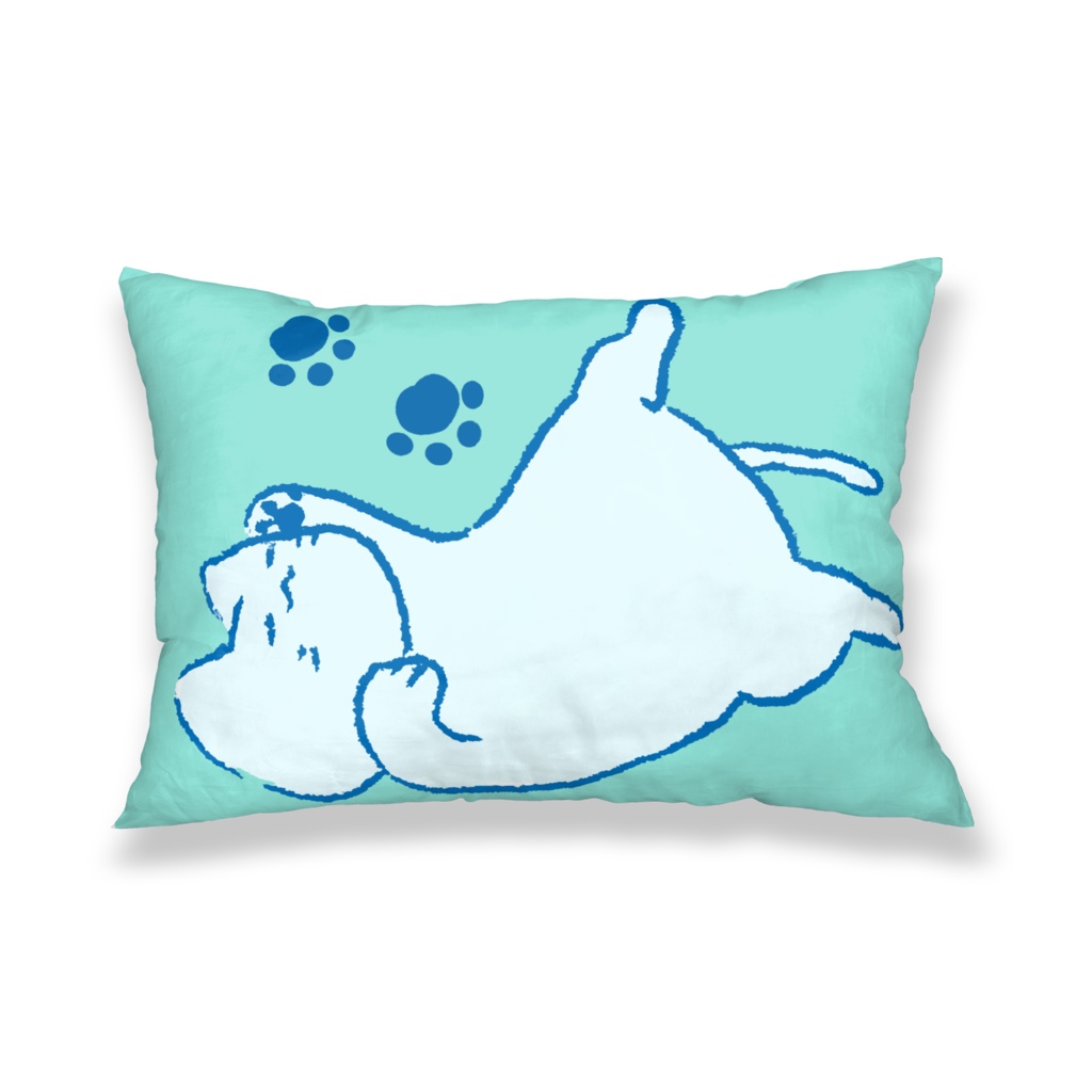 アオイネコ おやすみ枕カバー