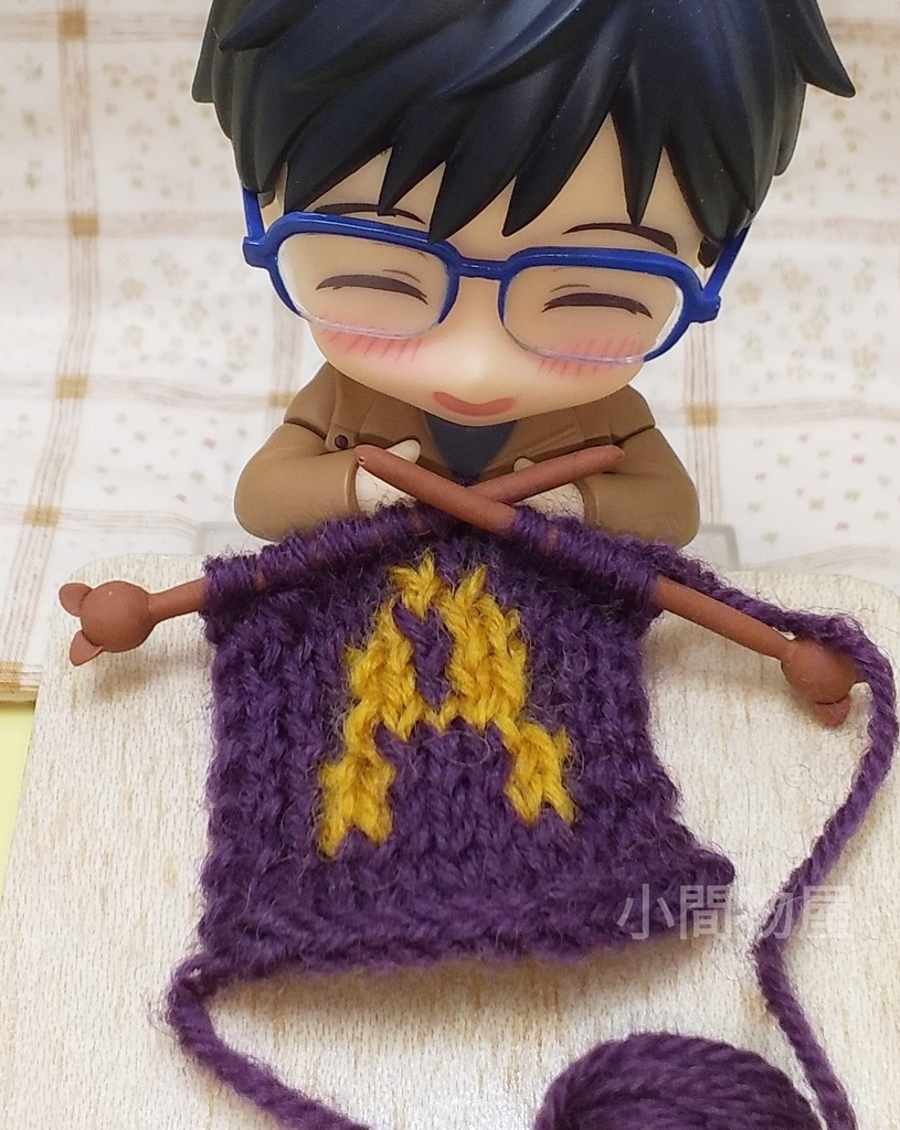 【要相談】イニシャル編み物(ネコ)